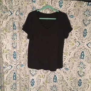 JJill Black Short Sleeve Tee Shirt